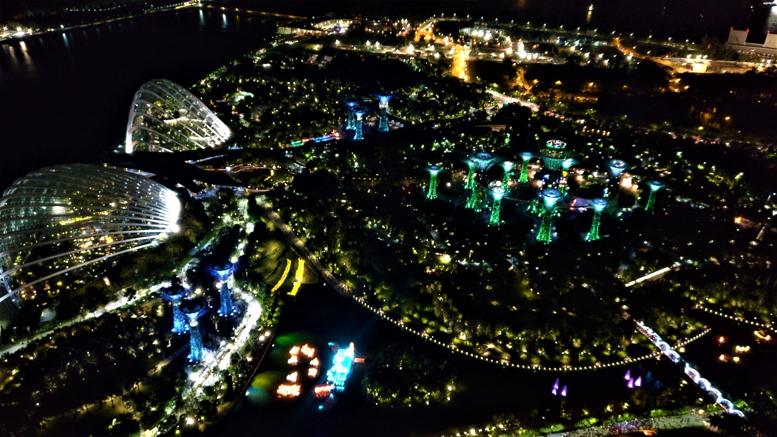 nuit à Marina Bay